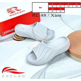 Dép quai ngang REDLEO nam RL88 đúc cao su EVA nguyên khối êm mềm nhẹ chống thấm nước, chống trơn