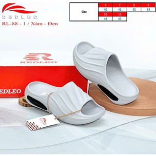 Dép quai ngang REDLEO nam RL88 đúc cao su EVA nguyên khối êm mềm nhẹ chống thấm nước, chống trơn