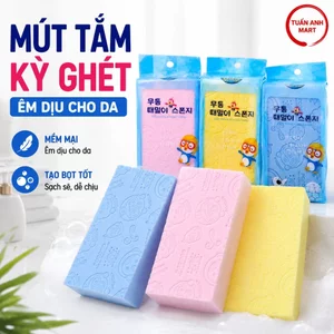 Combo 5 cái Mút tắm kỳ ghét êm dịu cho da