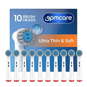 Đầu thay bàn chải điện 9pmcare Ultra Thin & Soft tương thích với Oral-B Vitality/Pro/Smart/Genius