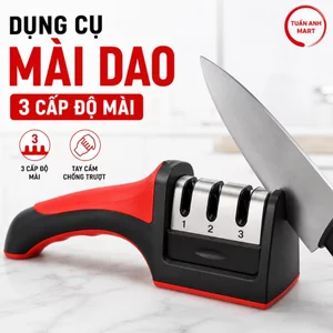 Combo 2 cái Dụng cụ mài dao kéo 3 cấp độ cầm tay