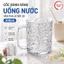 Combo 4 cái Cốc đánh răng uống nước vân pha lê nổi 3D 300ml