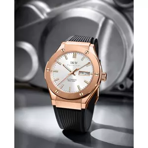 Đồng Hồ Nam I&W Carnival 55851G1-S7 Chính Hãng Full Box Chống Nước Kính Sapphire (Máy Cơ Tự Động)