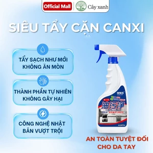 Siêu Tẩy Cặn Canxi 500ml Dùng Cho Nhà Tắm, Vách Kính, Gạch Men, Tẩy Cặn Canxi Không Ăn Mòn