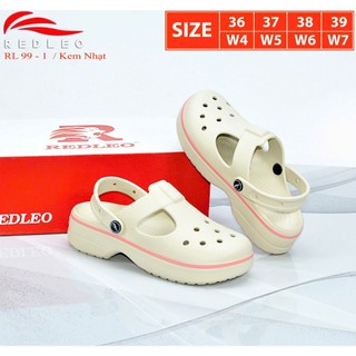 Dép sục nữ REDLEO RL99 tặng kềm charm ngẫu nhiên, dép sục quai hậu đúc nguyên khối êm mềm nhẹ