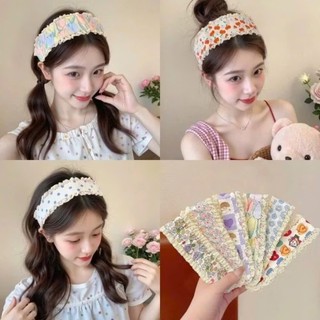 Băng Đô Dán Tóc Mái Size Lớn Dài Vintage Tạo Phồng Tóc