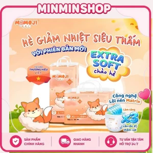 Bỉm Quần/Dán MOMOJI EXTRA SOFT đủ size NB64/S60/M56/L54/XL50/XXL48
