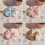 Scrunchies vải cột tóc nữ xinh xắn handmade hình hoa quả , buộc tóc quả dâu, bơ, đào, cà rốt