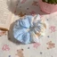 Scrunchies vải cột tóc nữ xinh xắn handmade hình hoa quả , buộc tóc quả dâu, bơ, đào, cà rốt