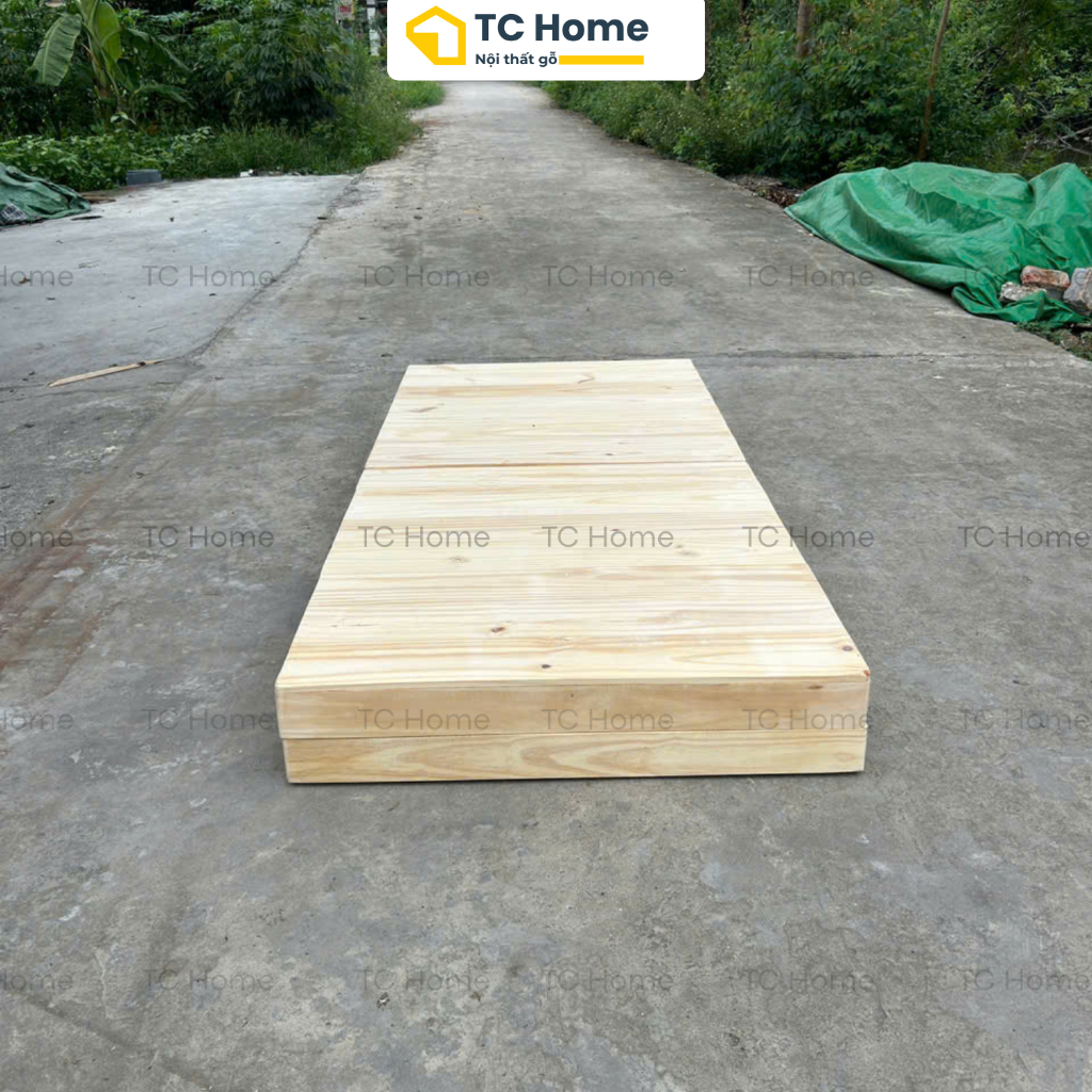 [Giường Pallet Đơn] Giường Ngủ Pallet Gỗ Thông Nhiều Kích Thước Decor Homestay, Phòng Trọ, Sinh Viên TC Home