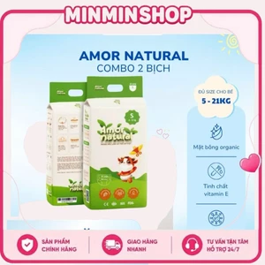 Tã Bỉm Quần Dán AMOR NATURE ,bỉm Việt,Bỉm trà xanh mềm mỏng thấm hút tốt