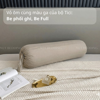 Vỏ gối ôm cotton Tici M2T BEDDING cùng màu với ga giường của bộ chăn ga gối- Kích thước 70x100cm