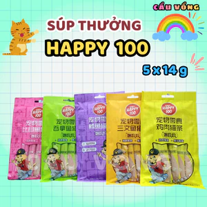 Súp thưởng HAPPY 100 cho mèo - Gói 70g