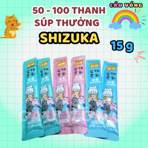 50 - 100 thanh súp thưởng SHIZUKA cho mèo