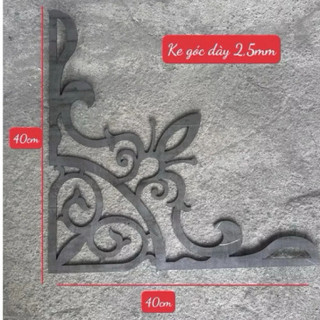 Hoa Góc Sắt Mỹ Thuật CNC dày 2.5mm có kích thước 30X30cm,  40X40cm, trang trí mái kính,lan can ,cổng nét đẹp.........
