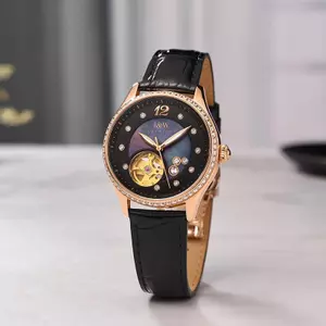 Đồng Hồ Nữ I&W Carnival 573L-D3 Chính Hãng Full Box Chống Nước 30m Kính Sapphire (Máy Cơ Tự Động)