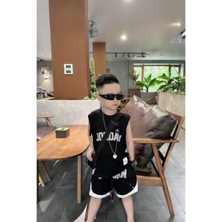 Bộ bé trai 3 lỗ thể thao róc đan