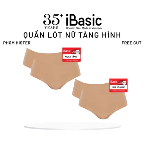 Set 2 Pack quần lót nữ su không đường may iBasic lưng cao không lộ viền free cut phom hipster V029-PA2