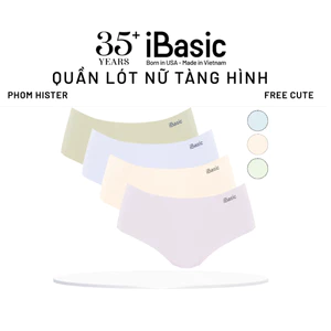 Combo quần lót nữ su không đường may iBasic lưng cao không lộ viền free cut phom hipster V029