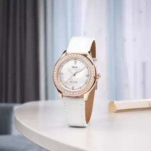 Đồng Hồ Nữ I&W Carnival 593L-D1 Chính Hãng Full Box Chống Nước 30m Kính Sapphire (Máy Quartz)