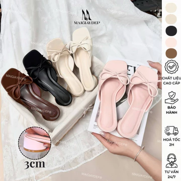 Women's Clogs Satin – 3 cm