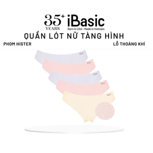 Combo 5 Quần lót su nữ lưng vừa không đường may iBasic phom hipster lỗ thoáng khí PANW162