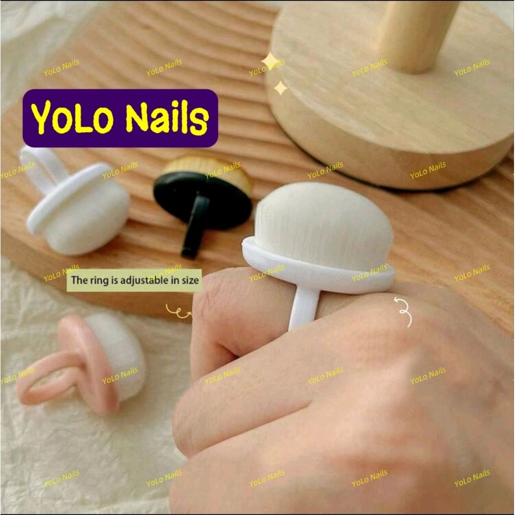 Nhẫn Phủi Bụi Nails( Giao Màu Ngẫu Nhiên)