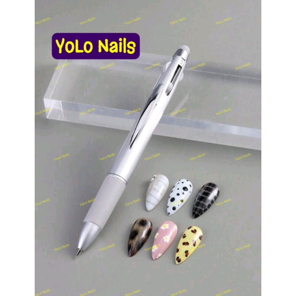 YoLo Nails:Bút Chấm Bi 5in1