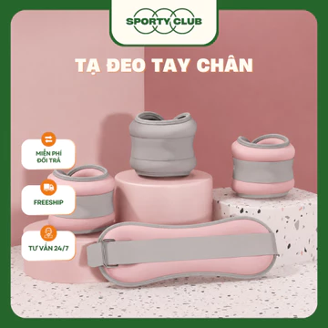 TẠ ĐEO TAY, TẠ CHÂN CAO CẤP | TÚI TẠ CHÂN, TẠ CỔ TAY TẬP GYM, PILATES, CHẠY BỘ SPORTY CLUB