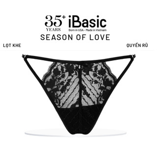 [SEASON OF LOVE] Quần lót Quần chip lọt khe dây một mảnh ren màu đỏ gợi cảm sexy iBasic PANW198