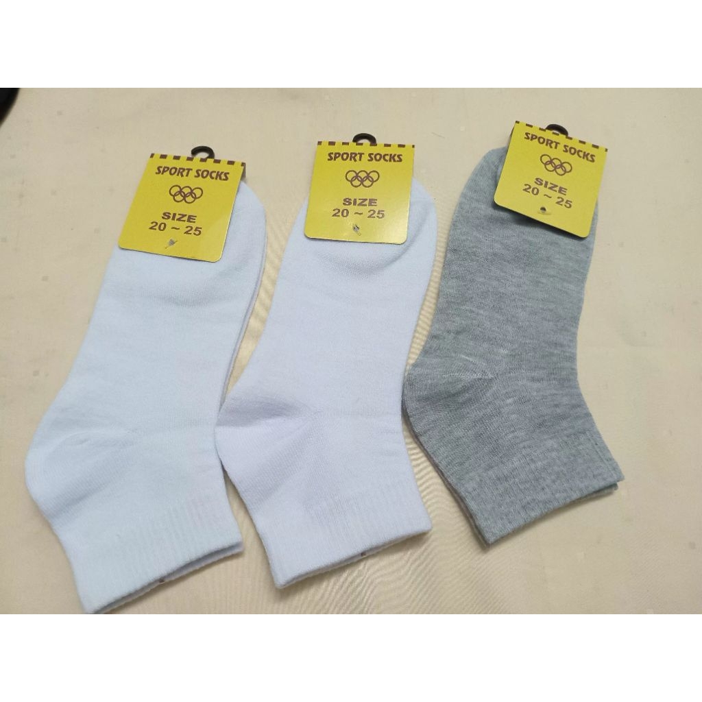 Combo 3 đôi Tất TRƠN CỔ TRUNG Freeship