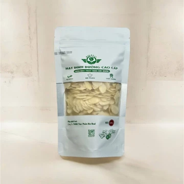 Hạnh nhân lát chín Rin Real size 0.9mm Bịch 100gr - Lát mỏng thích hợp làm bánh, làm sữa hạt... - Nhất Tín Food