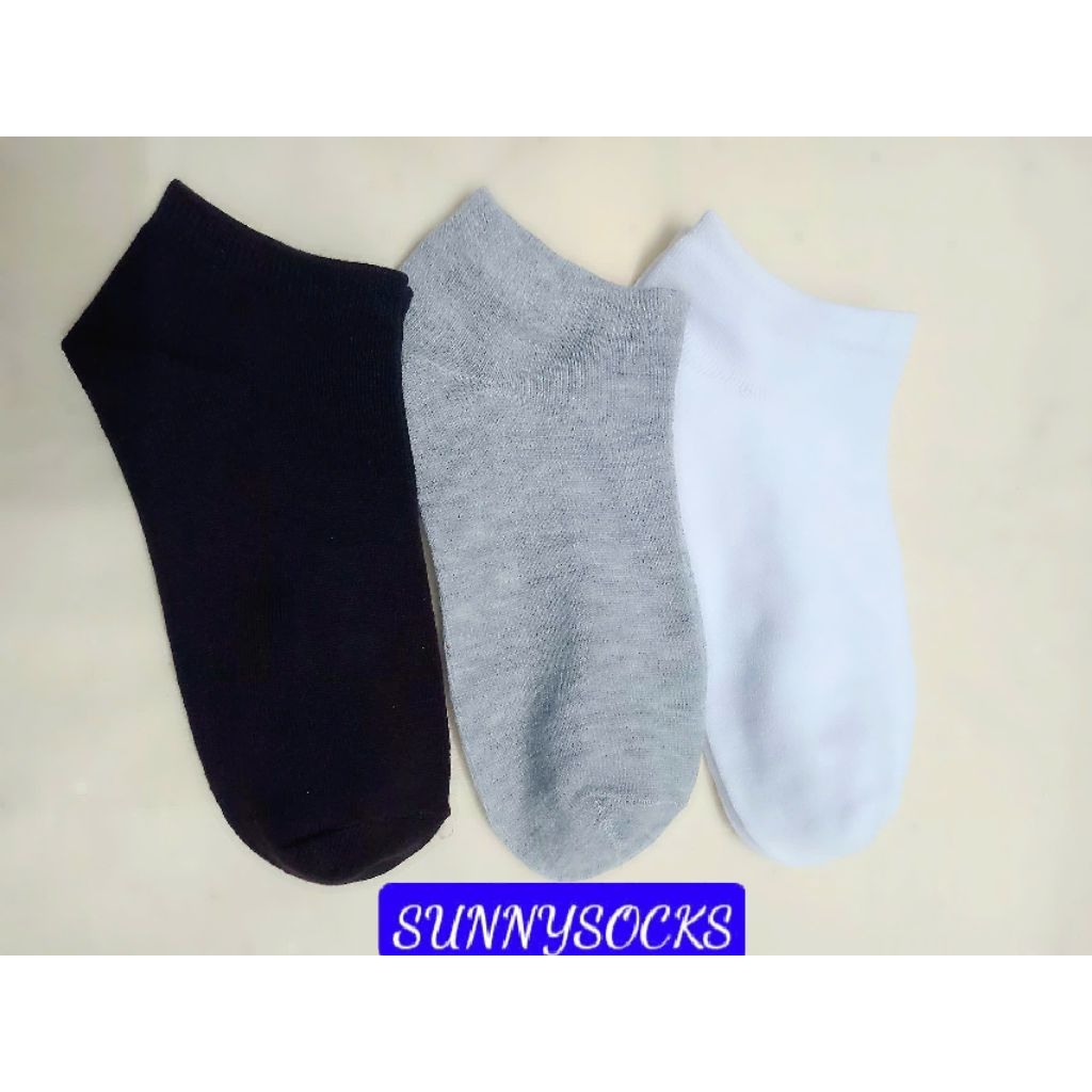 Combo 3 đôi vớ tất TRƠN CỔ NGẮN Freeship