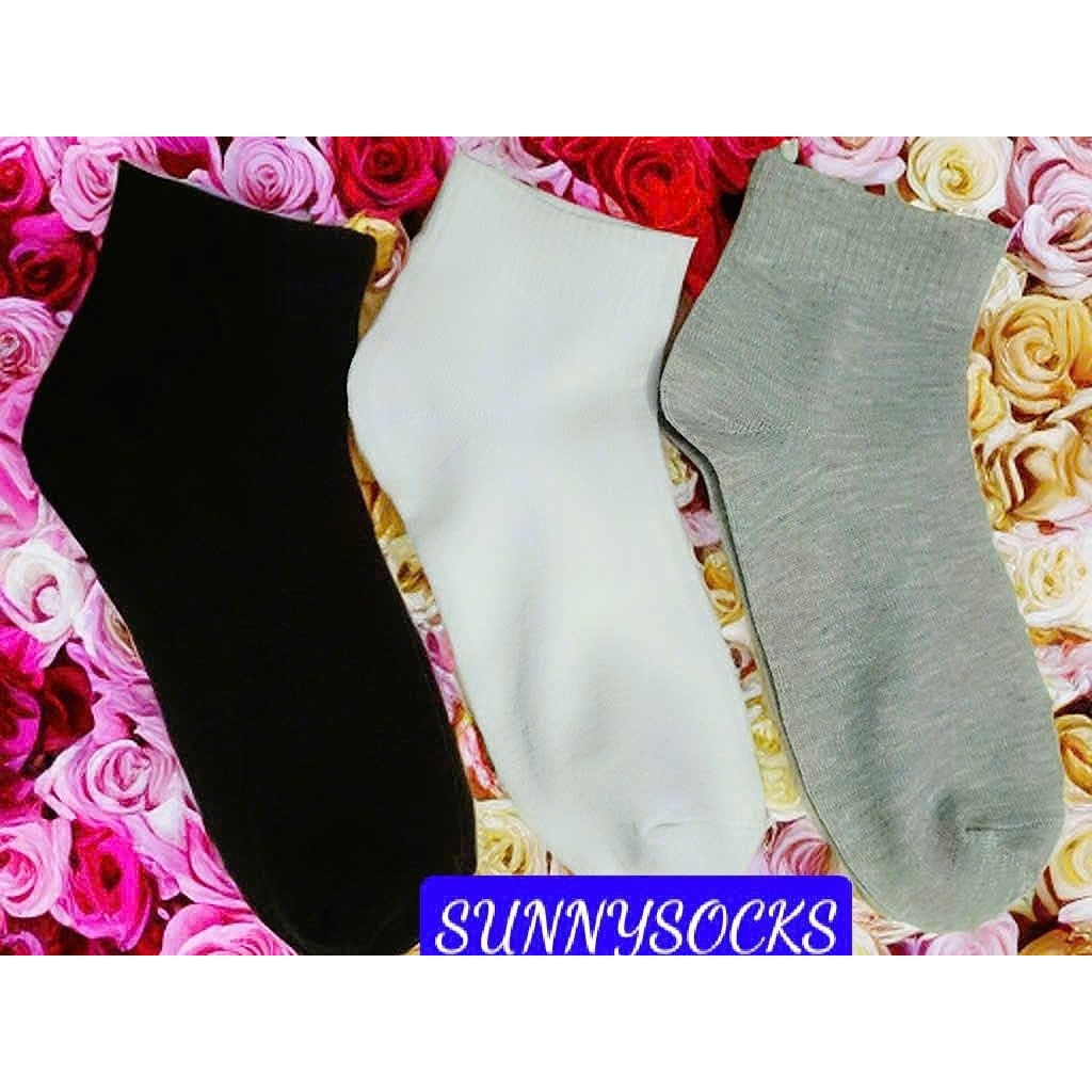 combo 10 đôi Tất Trơn cổ trung FREE SHIP toàn quốc