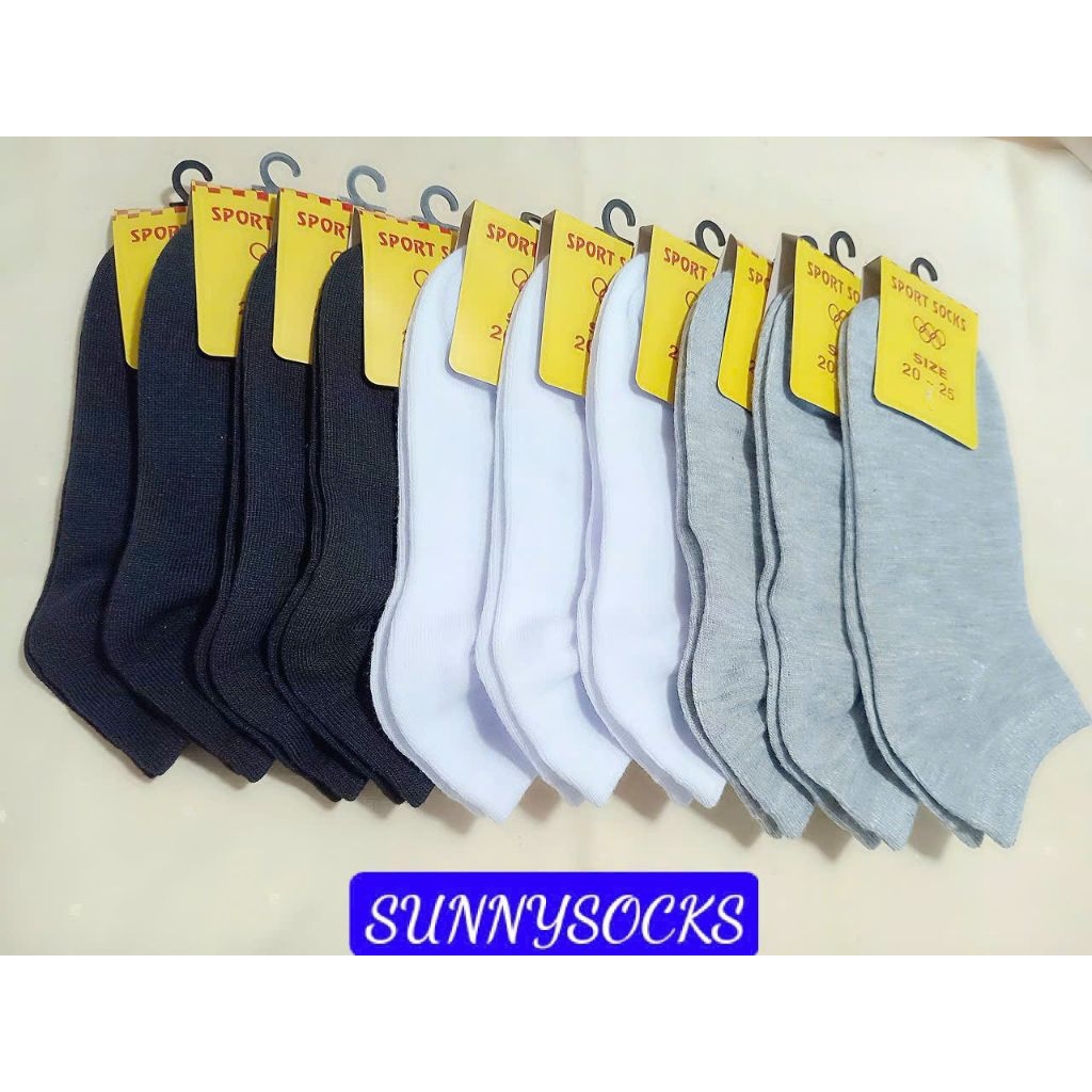 Combo 10 đôi Tất trơn cổ ngắn FREESHIP