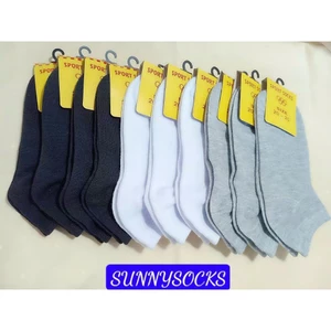Combo 10 đôi Tất trơn cổ ngắn FREESHIP