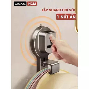 Móc treo thau chậu hút chân không LTENG chịu lực bền bỉ.