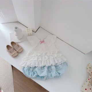 Quần áo trẻ em, Set áo thô trắng xoè nhiều tầng bé gái 9-26kg S2150 Tiểu Yến KID