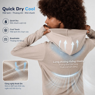 Áo Khoác Chống Nắng Nữ UV Quick Dry Cool | Khô Nhanh - Thoáng Khí - Không Dính Lưng