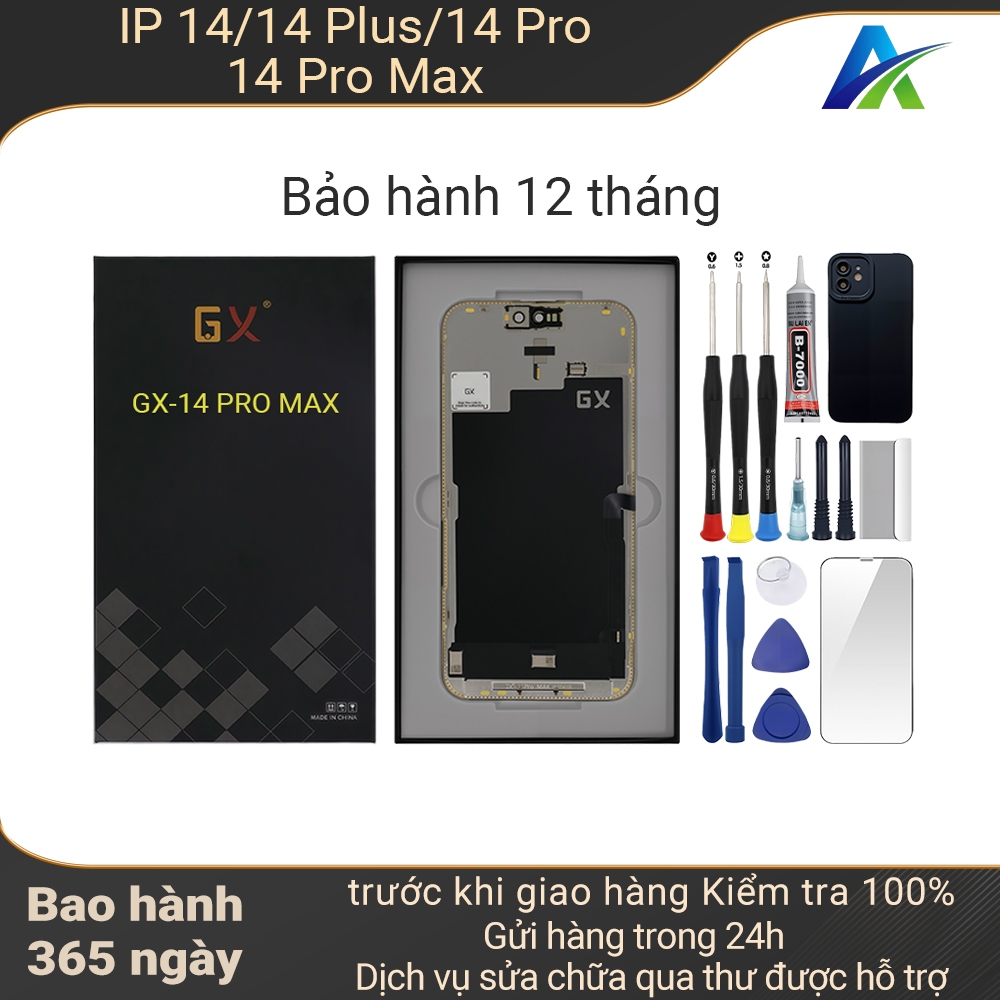 Màn hình GX-OLED chính hãng tương thích IP 14/14 Plus/14 Pro/14 Pro Max Bảo hành 12T