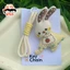 Móc Khoá Thú Bông Thêu Tay Handmade - Keychain Cute Gấu Thỏ Tặng Quà