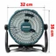 Quạt tích điện dùng pin Bossun M21B-Q12I (12 inch) - Động cơ BL Motor 6 tốc độ gió, kèm 1 pin 15 cell và sạc nguồn