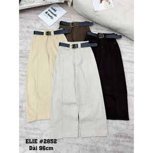 Quần Jeans Nữ Dáng Suông Dài 96/25cm Chất Mềm Đủ Màu Tặng Kèm Đai #2852