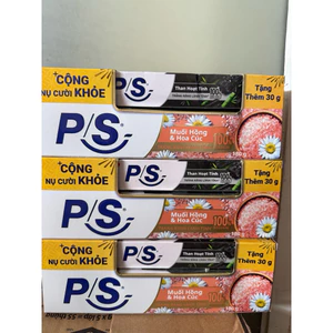 Kem Đánh Răng P/S Trắng Răng muối hồng 180gr - 230g