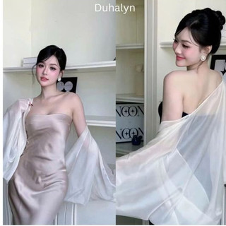 Áo choàng khoác vai chất liệu Voan tơ  DUHALYN.