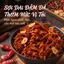 Khô heo cháy tỏi VIEFRUIT thơm ngon đậm vị sợi mềm dai cay nhẹ ăn vặt ăn cơm tiện lợi gói 200g 500g