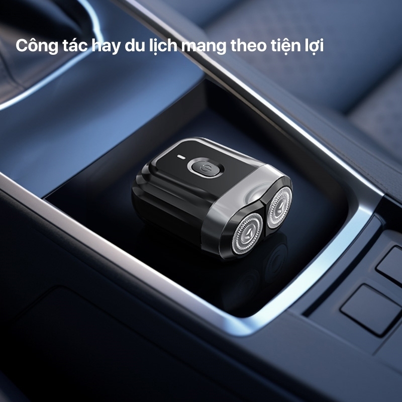 Máy cạo râu Enchen Mini 6 lưỡi dao kép mỏng, chống nước IPX7, pin siêu trâu, chính hãng