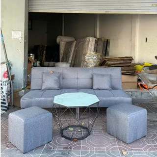bộ bàn ghế sofa 1m7 ( 6 món ) được dùng ở phòng khách trưng bày-sang trọng-sạch sẽ