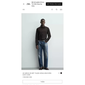 Áo Sơ Mi ZR Easy Care Nam Dài Tay Regular Fit - Màu Đen/Nâu, Ít Nhăn, Công Sở Cao Cấp