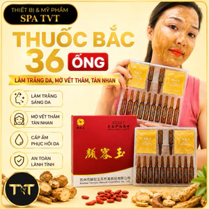 BỘ MẶT NẠ THUỐC BẮC 36 ỐNG, CHĂM SÓC DA, HỖ TRỢ GIẢM THÂM NÁM, TÀN NHANG TẠI NHÀ & SPA